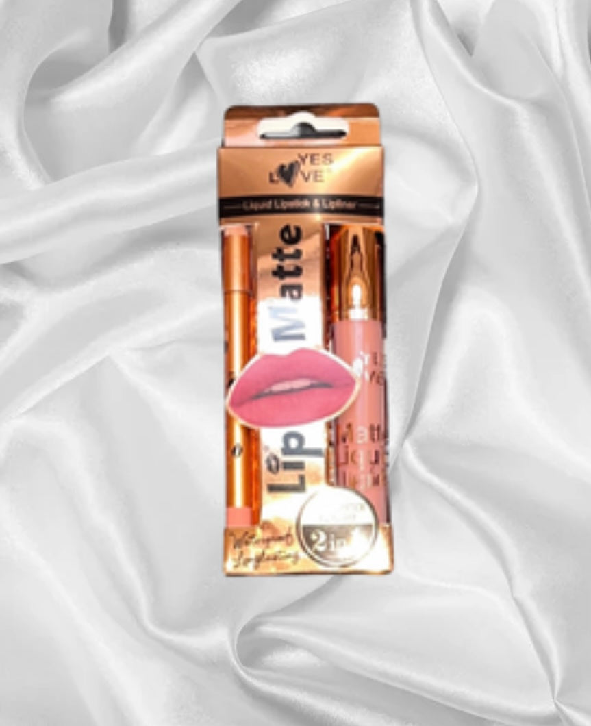 Lip matte avec crayon - YES LOVE