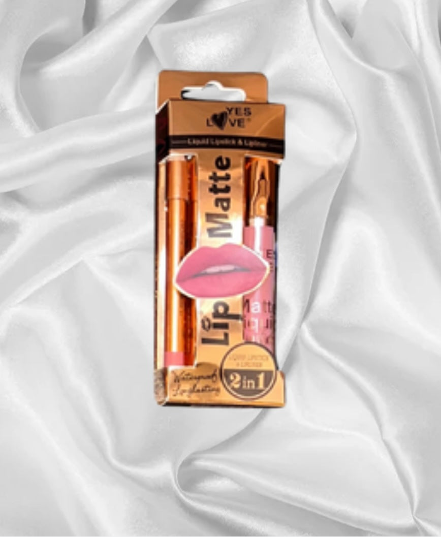 Lip matte avec crayon - YES LOVE